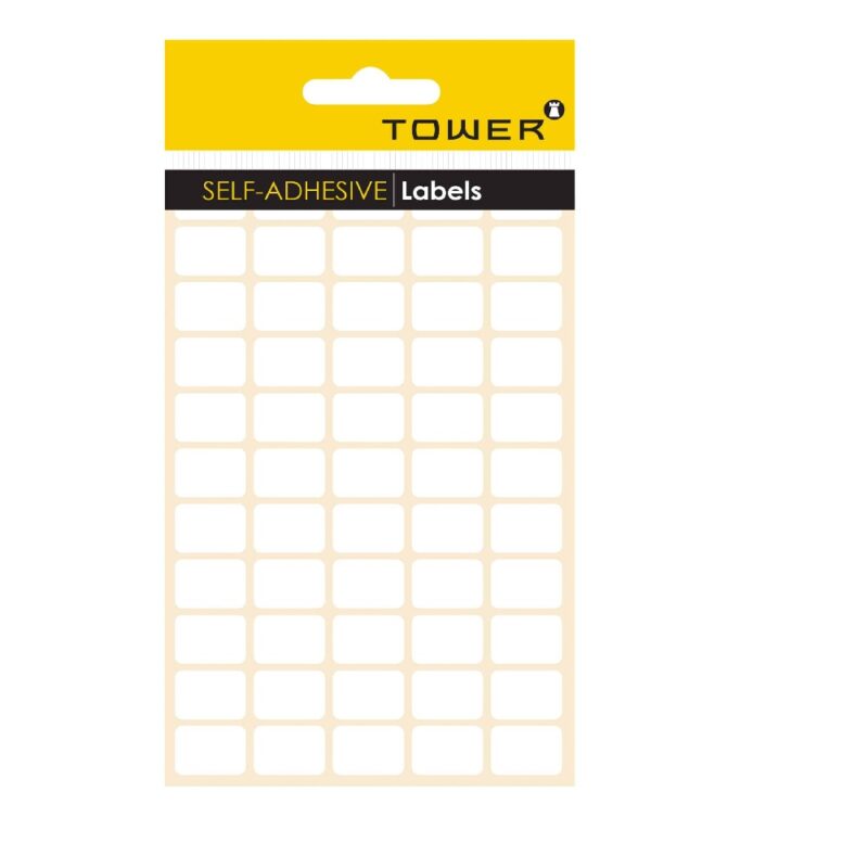 Tower White Sheet Labels - S1319 (13x19mm)