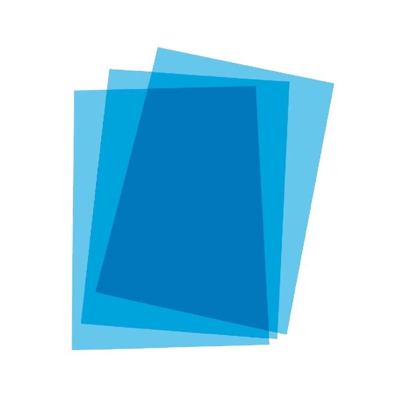 Lestat A4 Blue Acetate Sheets 180mic (100)