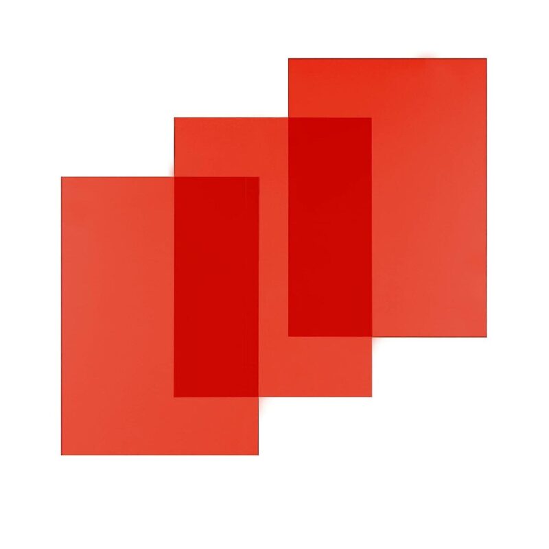 Lestat A4 Red Acetate Sheets 180mic (100)