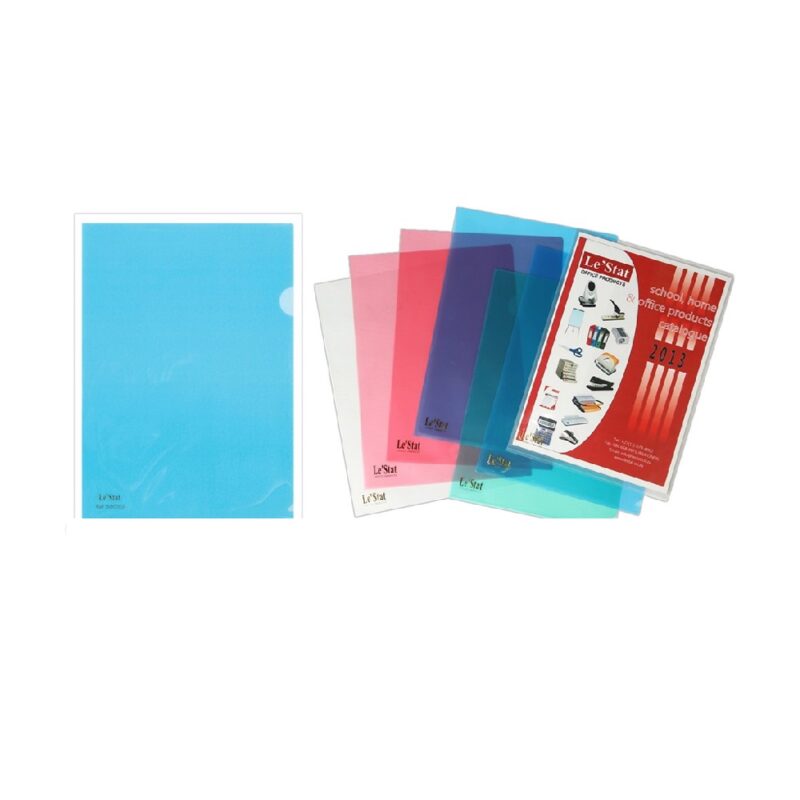 Le'stat Secretarial Folders Clear (12)