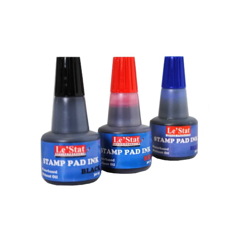 Le'stat Stamp Pad Ink Red 30ml