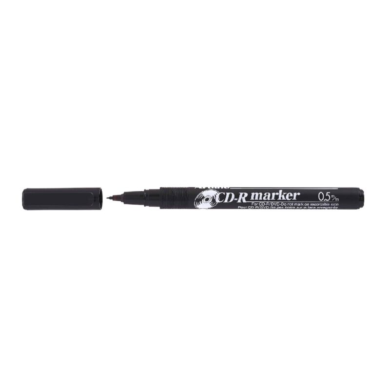 Ek883 Black Cd-R Marker Fine 0.5Mm