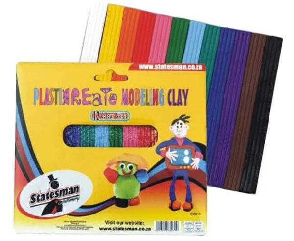 Plasticine Modeling Clay -12 Colours 200g