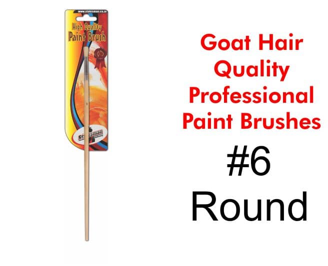 Paint Brush #6 - Goat Hair