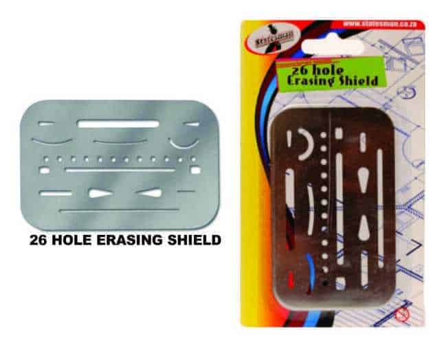 26 Hole Erasing Shield