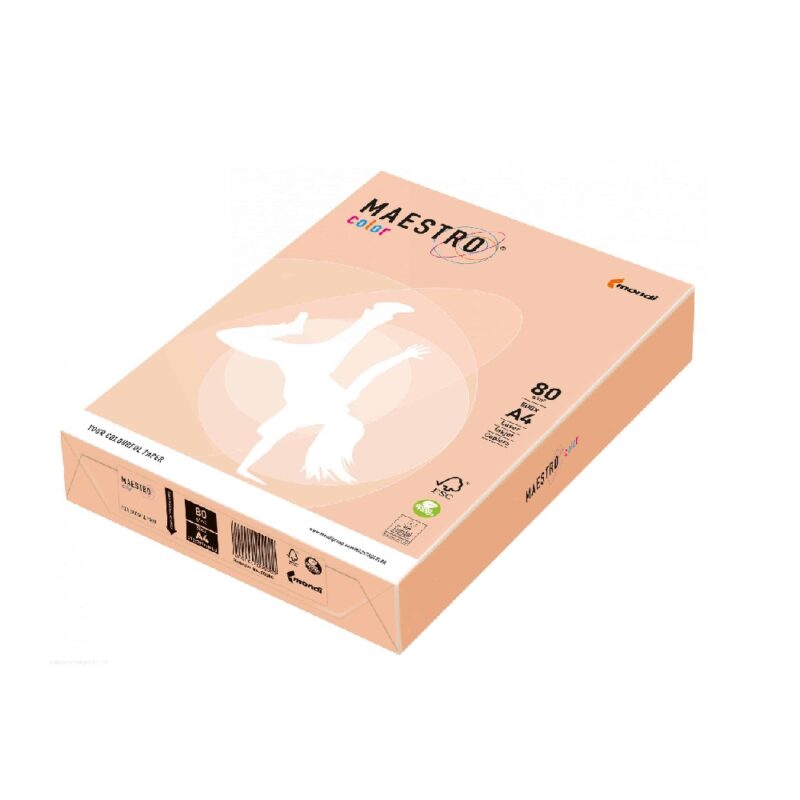 A4 80g Paper (Ream) Salmon Maestro