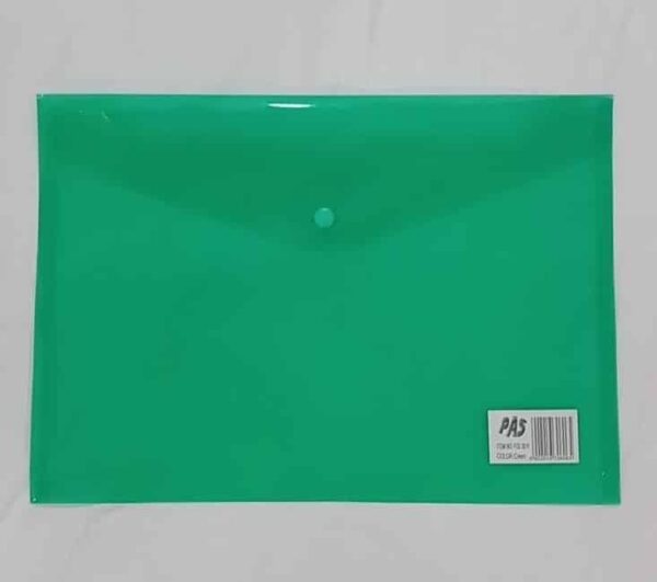 Pas New Polyprop Carry Folder Green