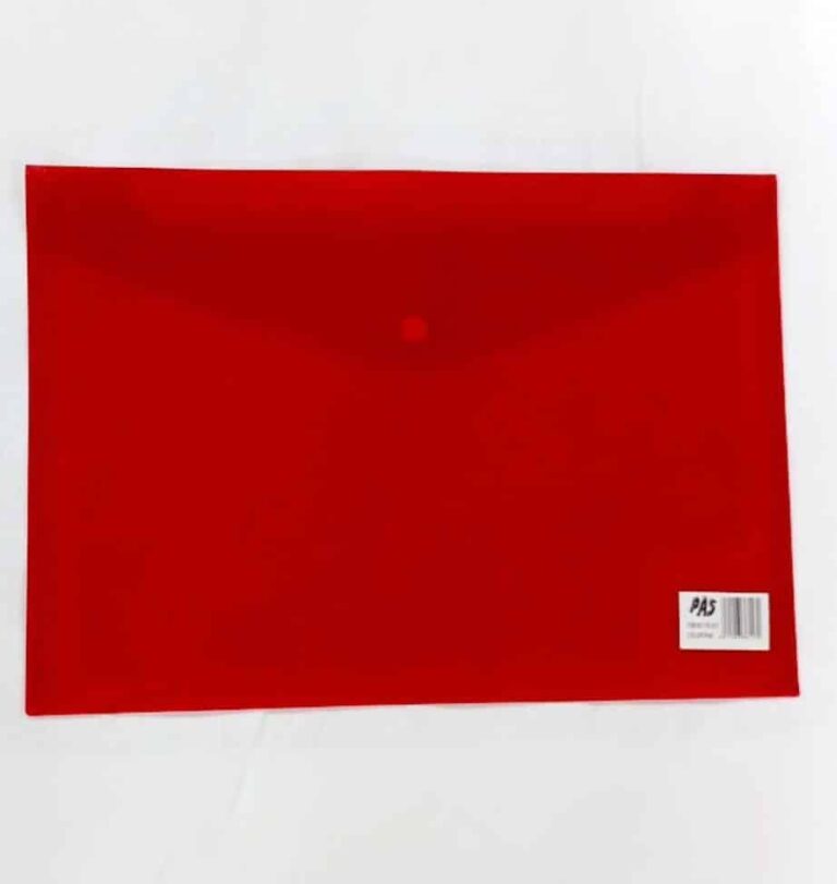 Pas New Polyprop Carry Folder Red - Park Avenue Stationers