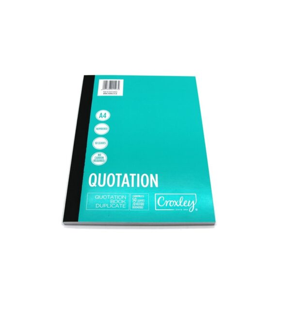 JD40Q Quotation Book Carbonless Numbered 50sheet Each