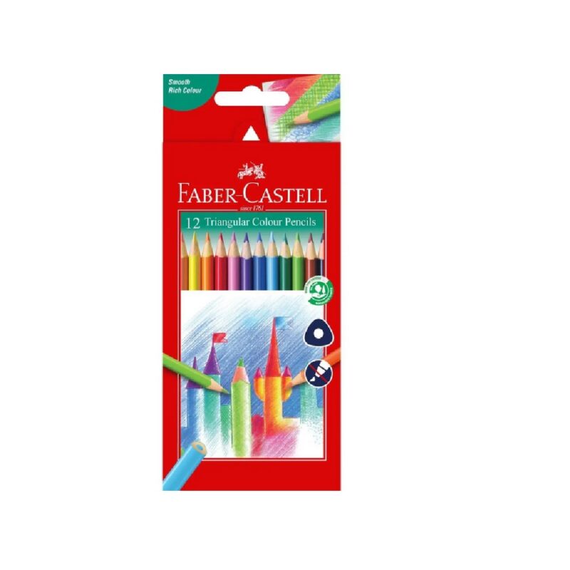 Faber 12s Long Tri Color P/colors