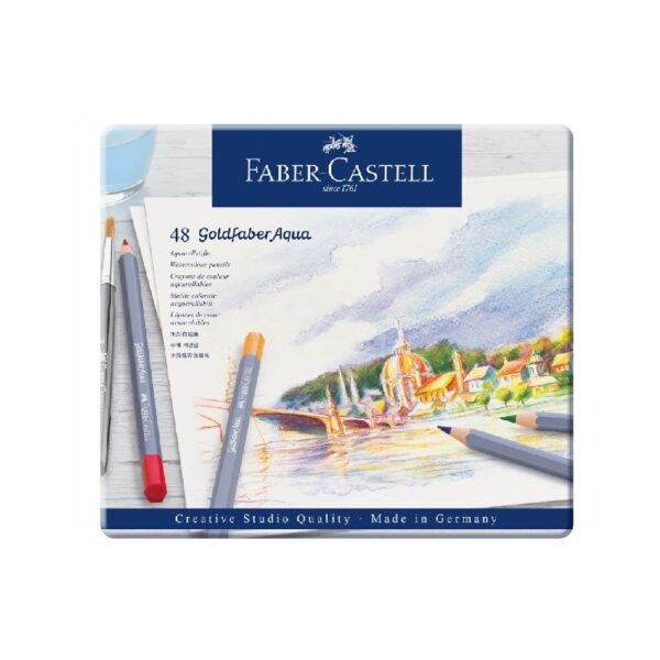 48s Goldfaber Aqua Watercolor Pencils (Tin)