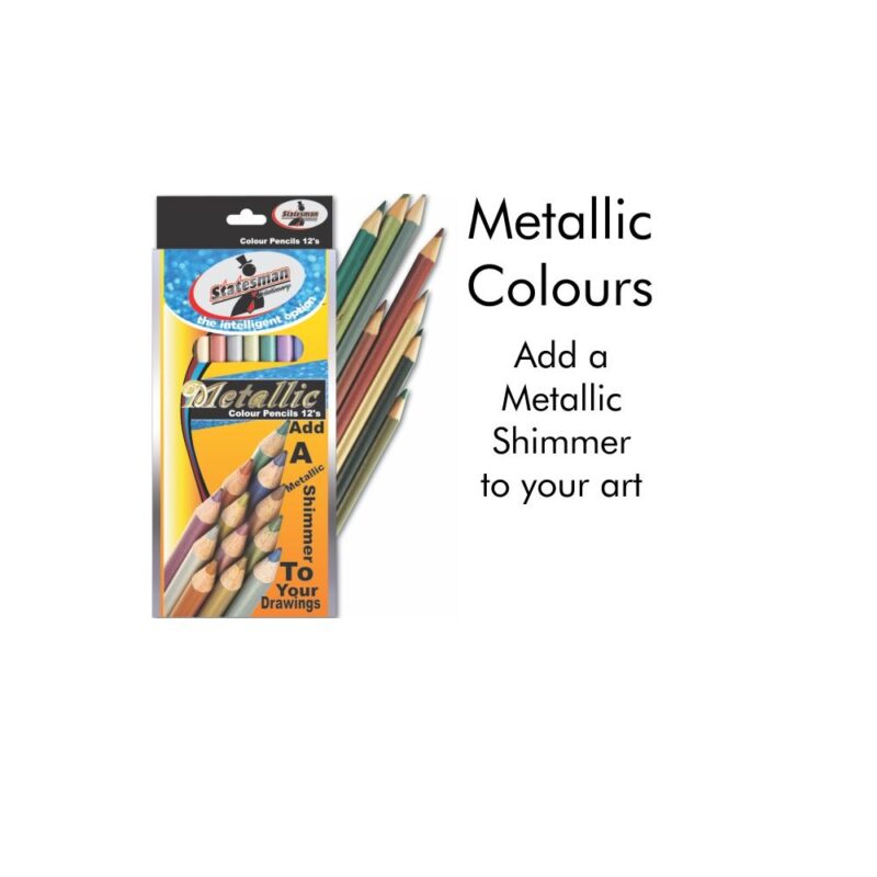 Neon Metallic Colour Pencils