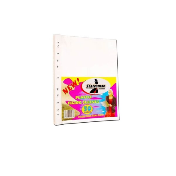 A4 Sheet Protectors Filing Pockets 50 Pack