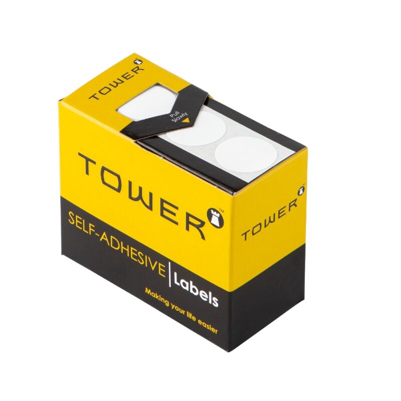Tower White Roll Labels - R19