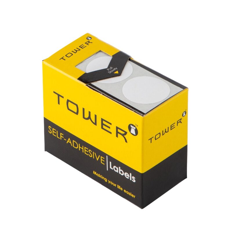 Tower White Roll Labels - R25