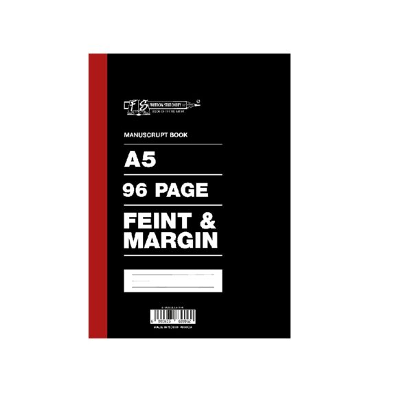 96Page A5 Manuscript Books F/M