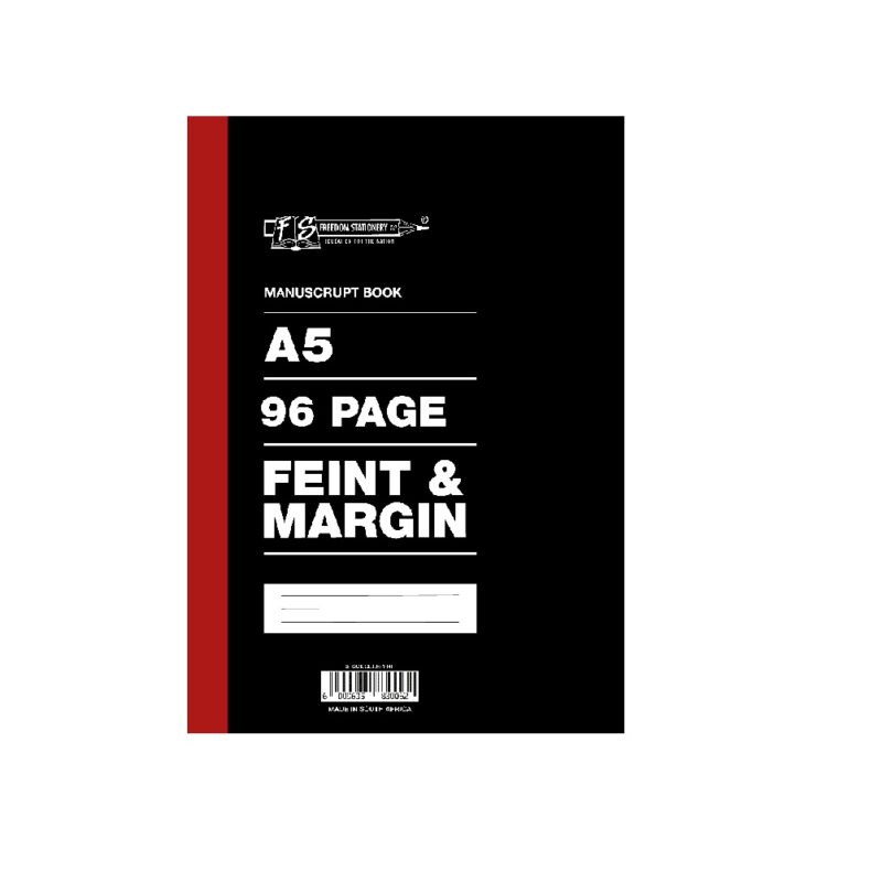 96Page A5 Manuscript Books F/M