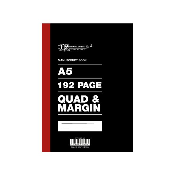 192Page A5 Manuscript Books Q/M
