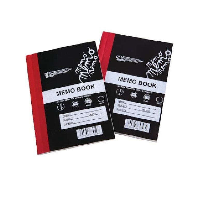 128Page A6 Memo Book - Hard Cover each (1)