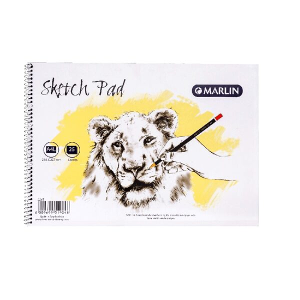 Marlin A4L Sketch Pad 25 Leaves