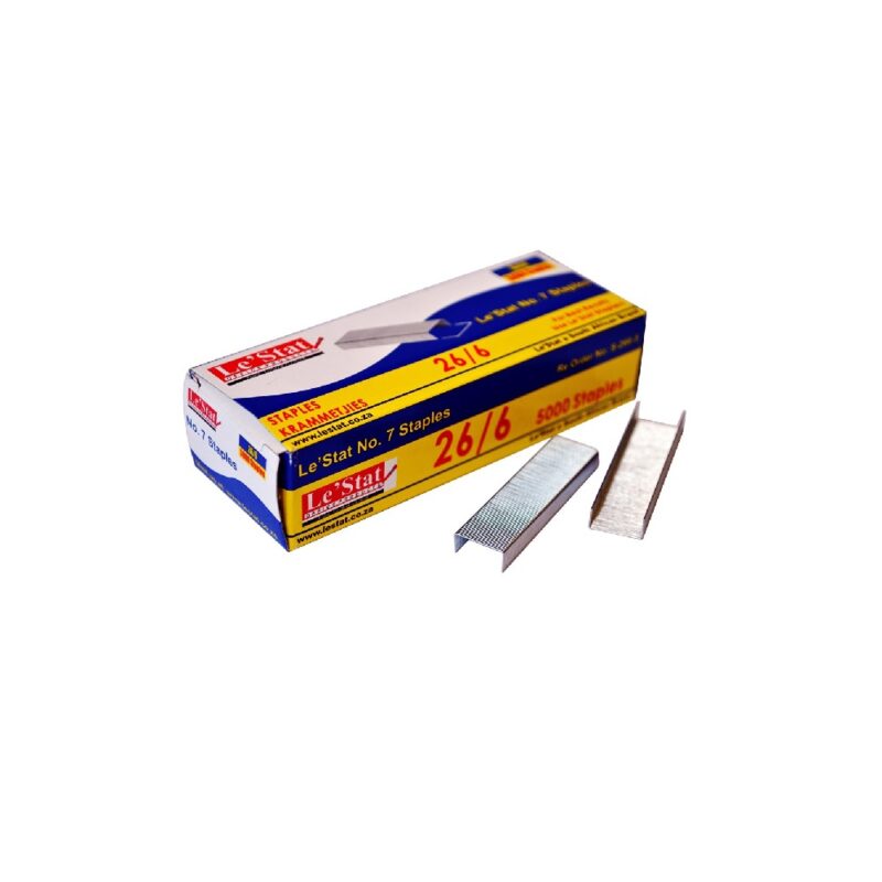Lestat Staples 26/6 (Box Of 5000)