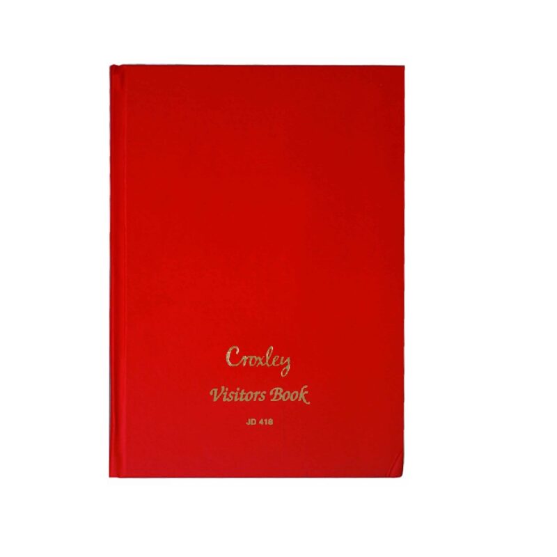 JD418 Visitors Book A4 192pg Printed Full Bound Each