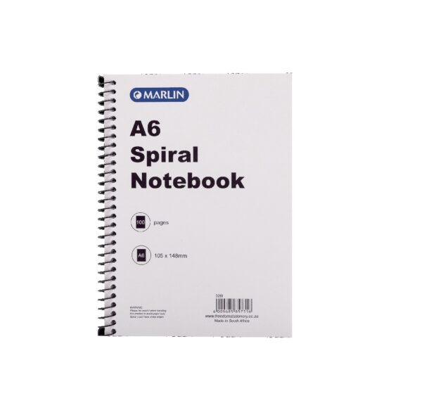 Marlin Side Spiral Note Book A6