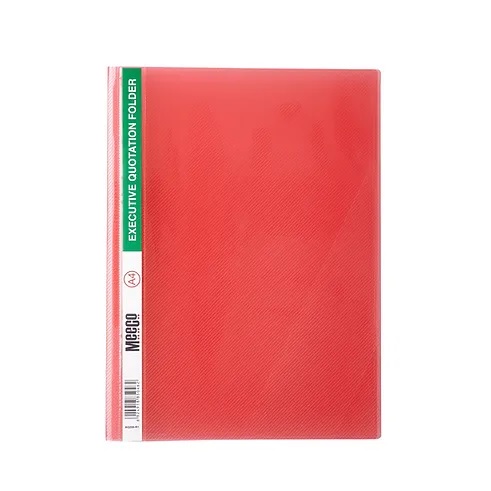 Meeco Quotation Folder Executive Red