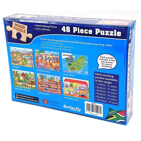 48pce Wooden Puzzle