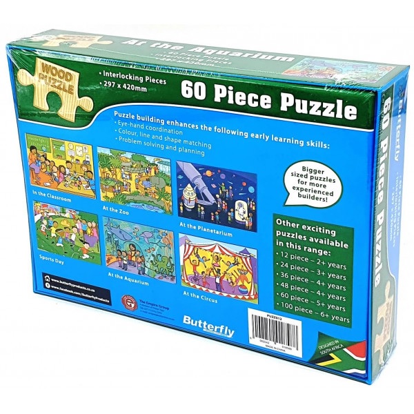 60pce Wooden Puzzle