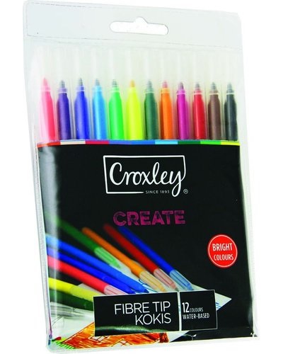Croxley Koki Pens Fibre Tip Standard 12's