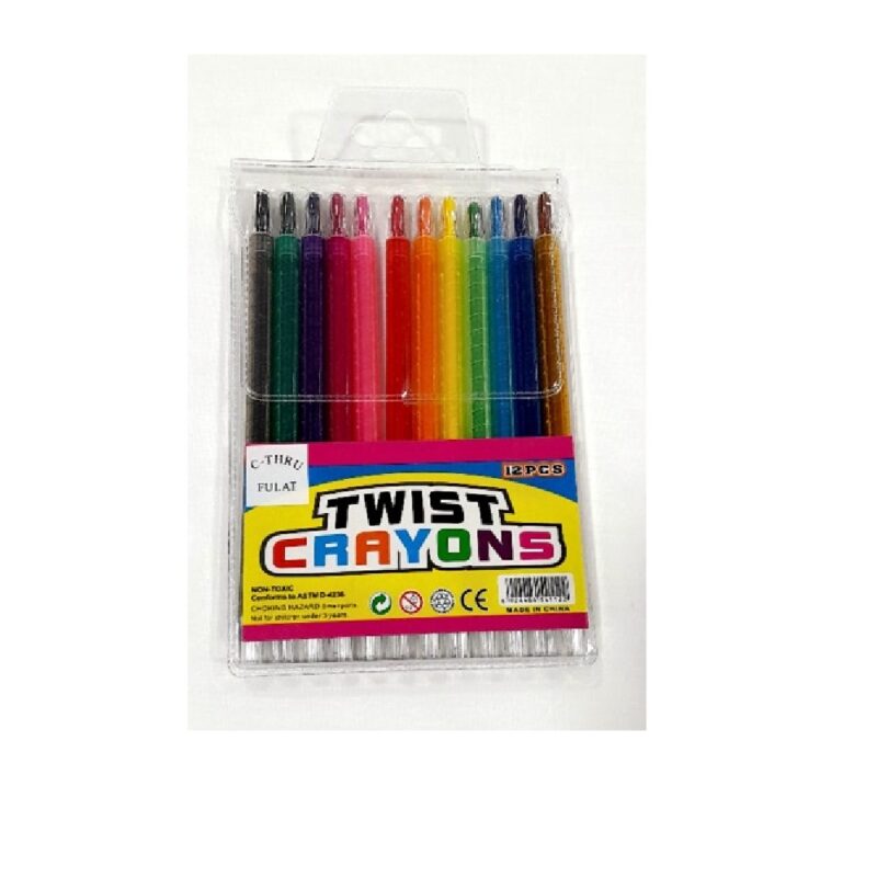 Retractable Crayons 12's *C-thru*
