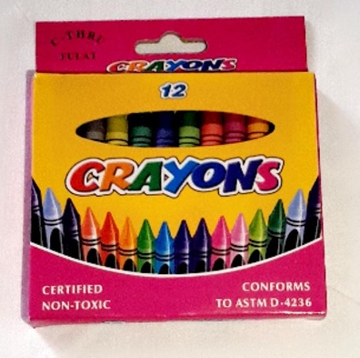 Wax Crayons Standard 12's *C-thru*