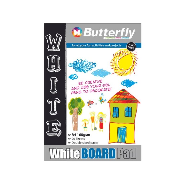  A4  Project Board Pad White (20) 