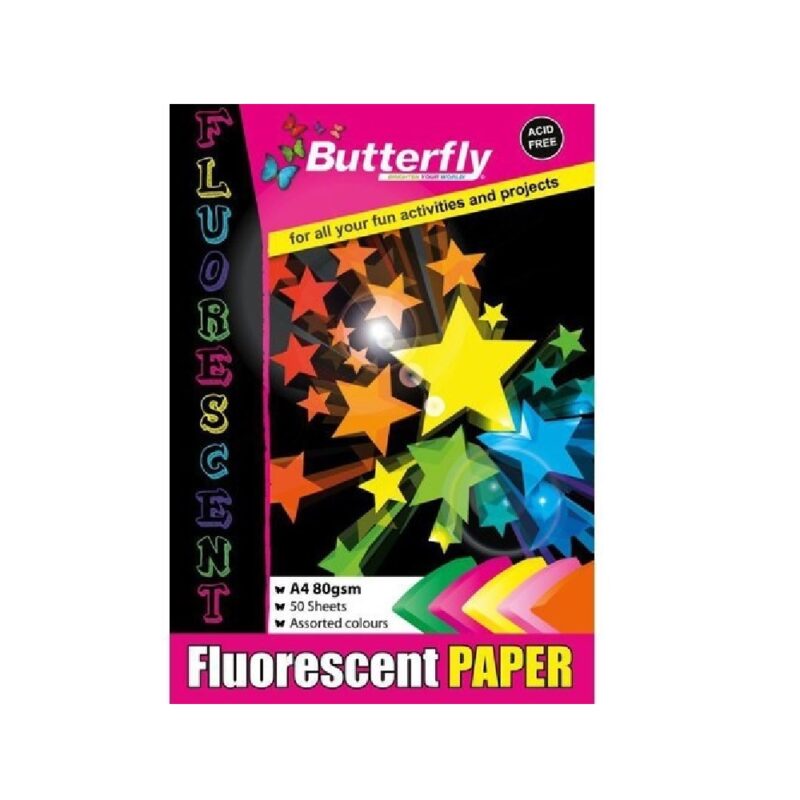A4 Project Paper Pad Flourescent (50)