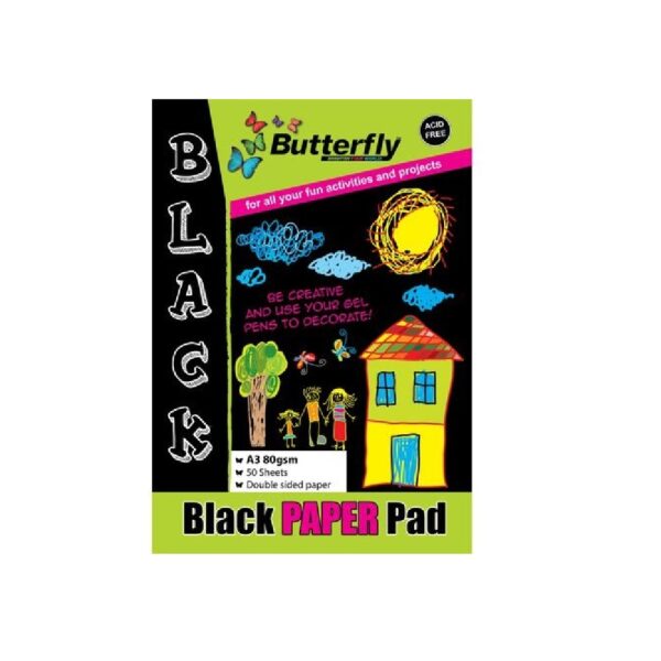 A3 Project Paper Pad Black (50) 