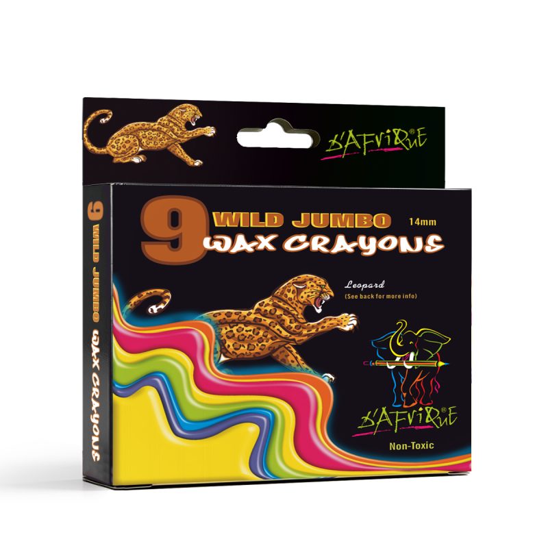 Wax Crayons 9 Jumbo *Dafrique*