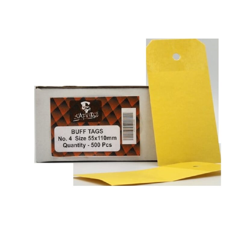 Buff Tags No#4 110x55 (500) *Dafrique*