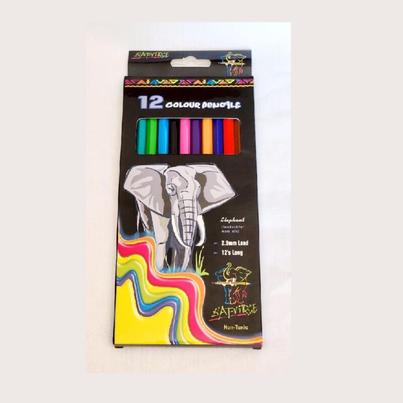 COLOUR PENCILS 12  *DAFRIQUE*