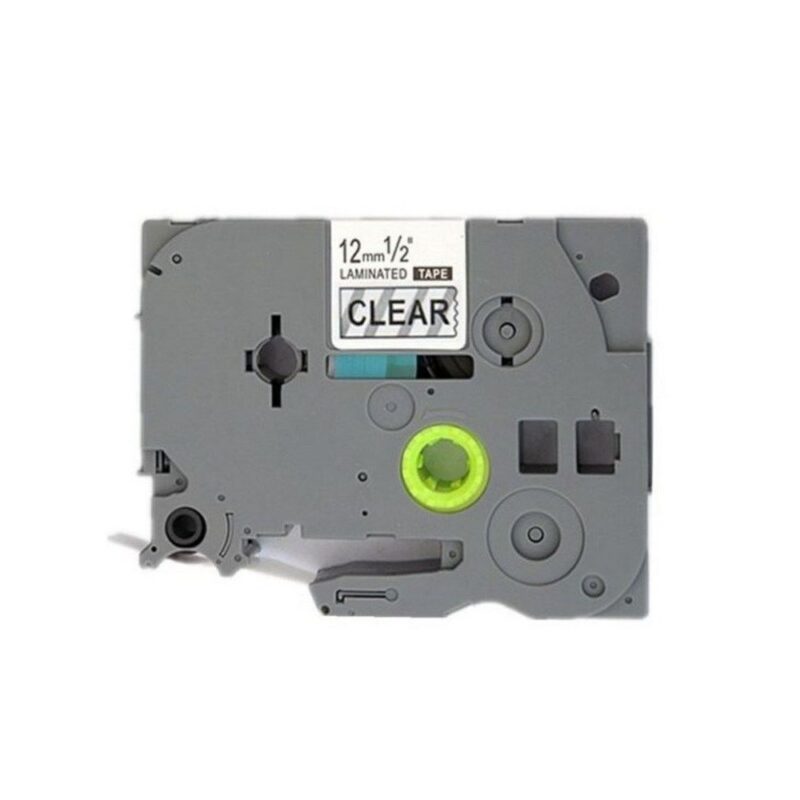 Tz131 12mm Black/clear Compatible Label