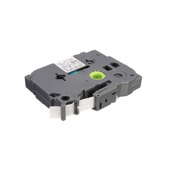 Tz135 12mm White/clear Compatible Label