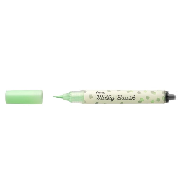 Pentel Milky Brush Pen Pastel Green