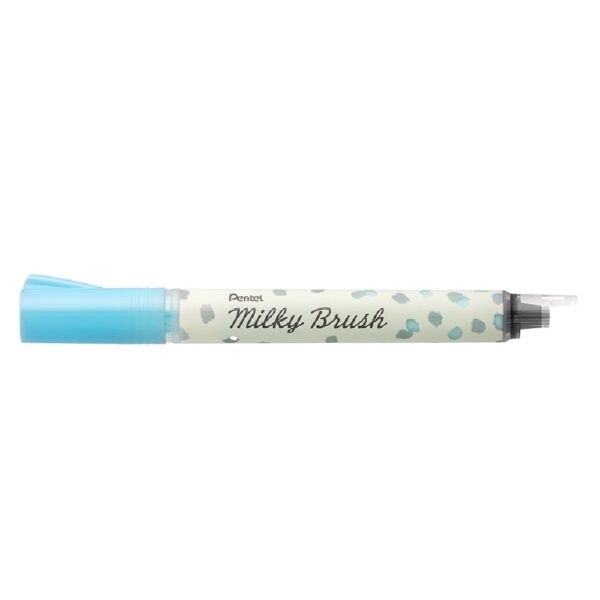 Pentel Milky Brush Pen Pastel Blue