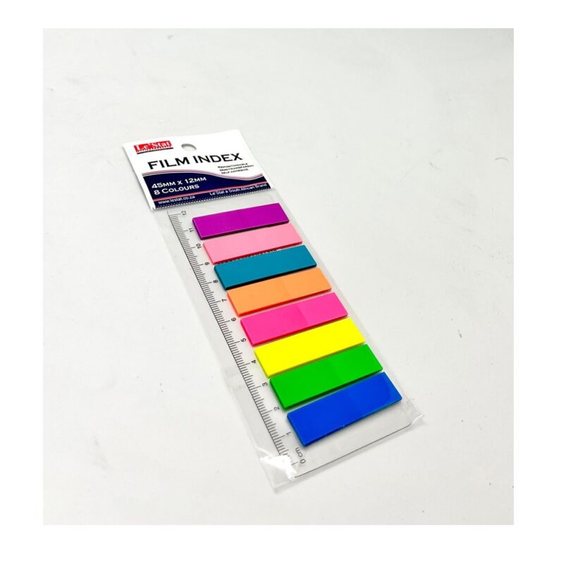 Film Index 45x12 Assorted 8-Color *Le'Stat*