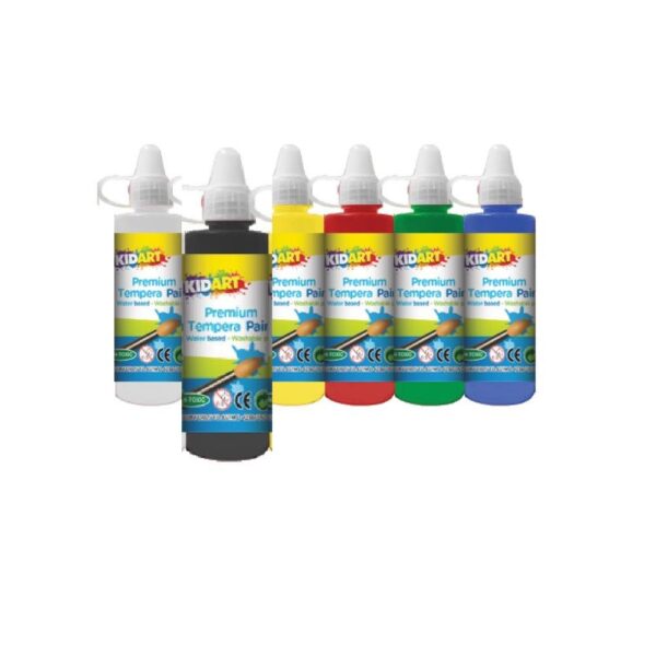 Kidart Tempera Paint 120Ml Black
