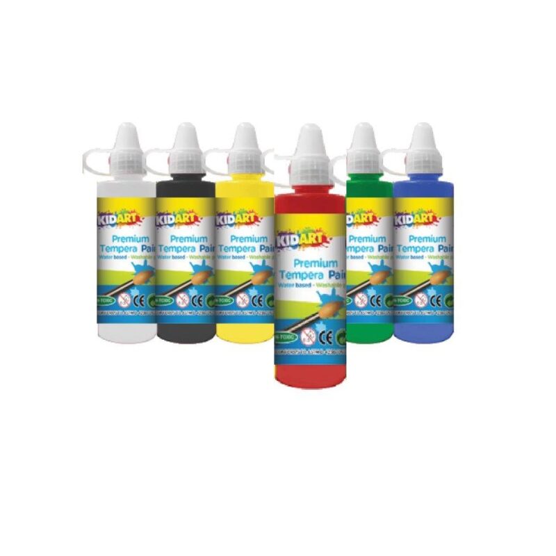 Kidart Tempera Paint 120Ml Red