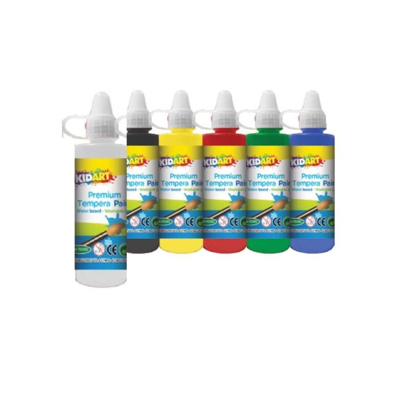 Kidart Tempera Paint 120Ml White