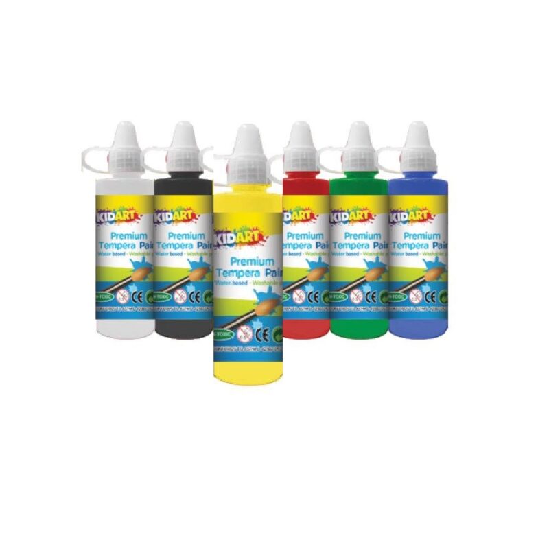 Kidart Tempera Paint 120Ml Yellow