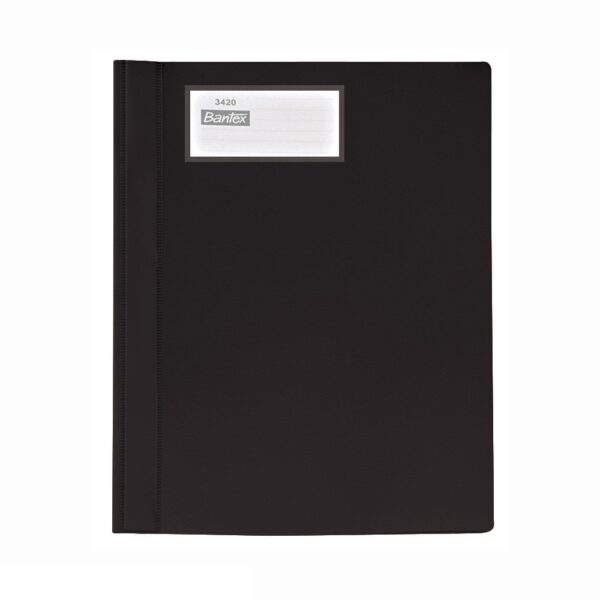 Bantex Delux Quotation Folder Black B3420