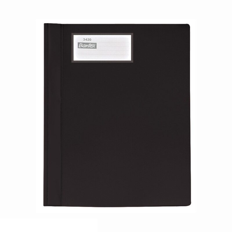 Bantex Delux Quotation Folder Black B3420